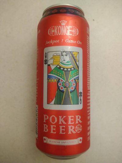 Obolon Konge Poker Beer Witbier Queen